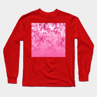 Ombre Hot Pink Tie-Dye Long Sleeve T-Shirt